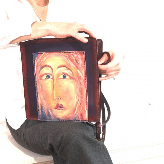 Skórzana torba dla wyjatkowej kobiety.